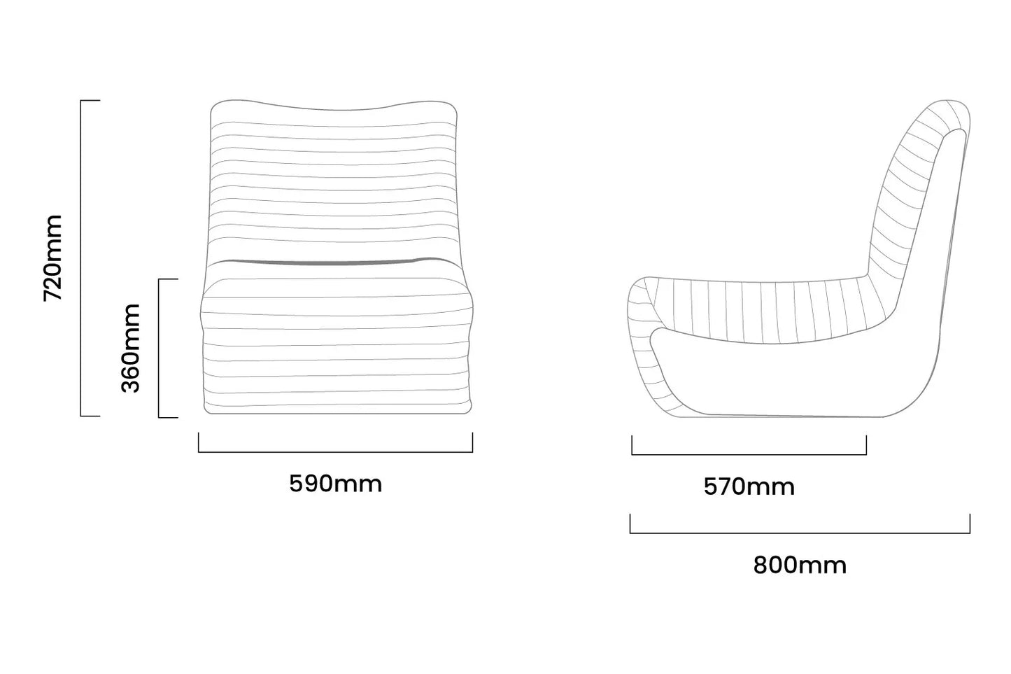 Poltrona en cuero ¨KYUS¨