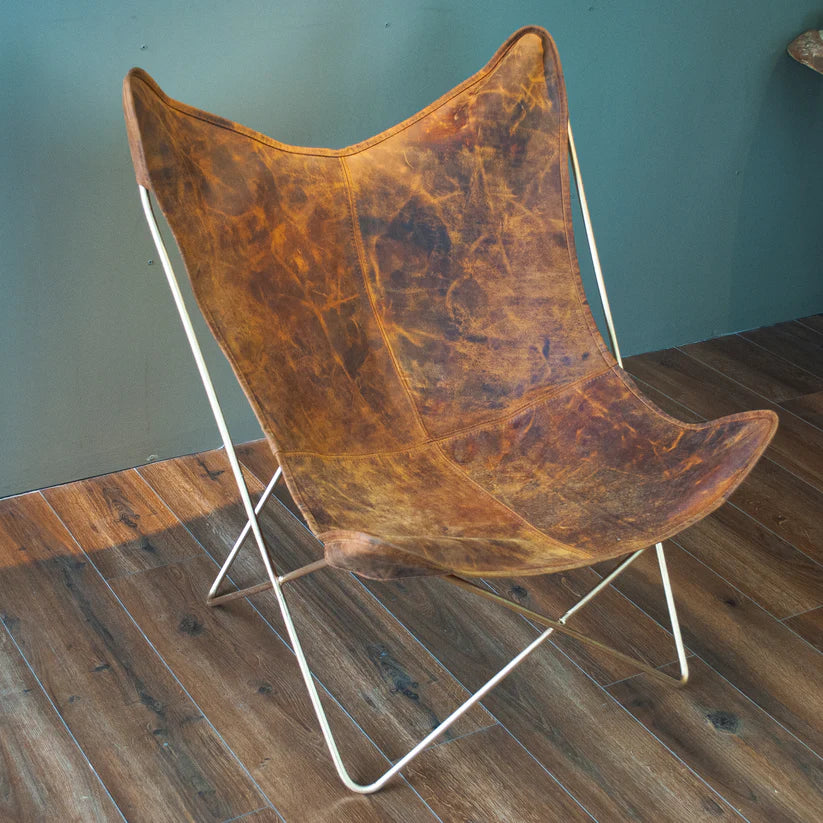 Silla Mariposa Cuero Genuino (BKF)