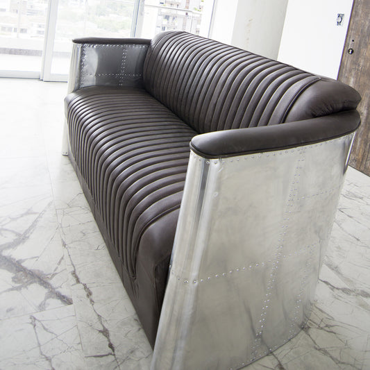 Sofá en Cuero ¨COPENHAGUE¨