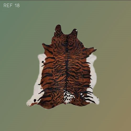 Alfombra de cuero natural