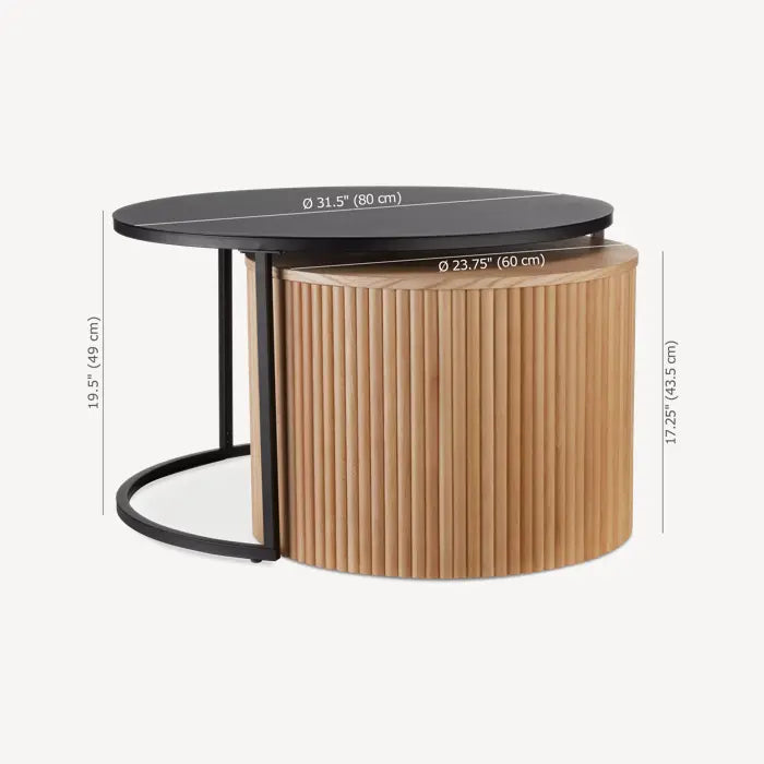 Mesa de centro doble  ¨TAO¨