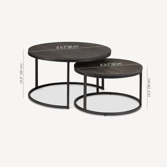 Mesa de centro doble ¨APPIS¨