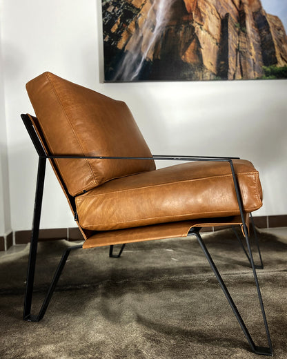 Poltrona en cuero ¨PRAGA¨