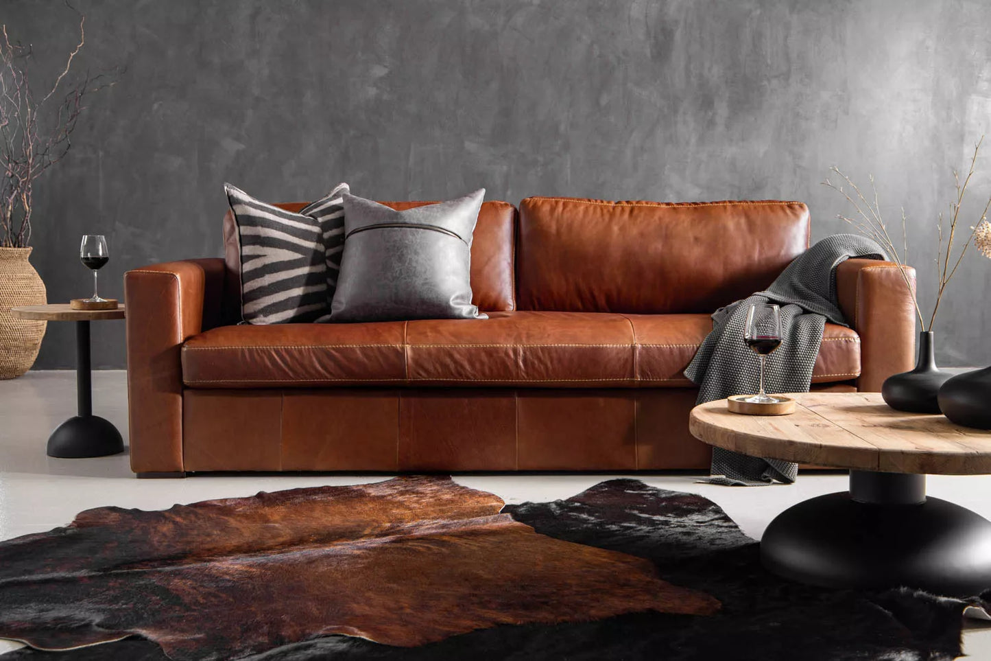 Sofá en Cuero "HAVANA"