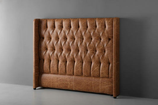 Espaldar en Cuero ´CANELA¨