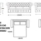 SofáCama en Cuero ¨CHESTERFIELD¨