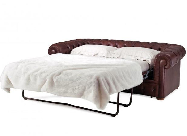 SofáCama en Cuero ¨CHESTERFIELD¨