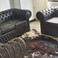 SET  Chesterfield en Cuero ¨Sofá 3 Plazas+ 2 Plazas y Poltrona¨