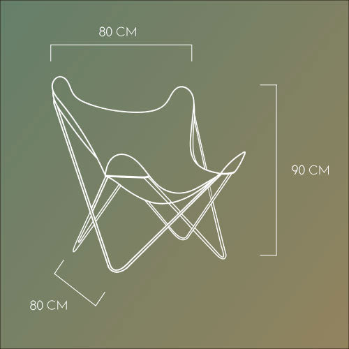 Silla Mariposa Cuero Genuino (BKF)