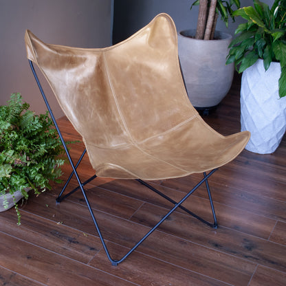 Silla Mariposa Cuero Genuino (BKF)
