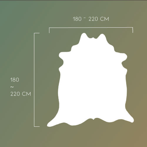 Alfombra de cuero natural