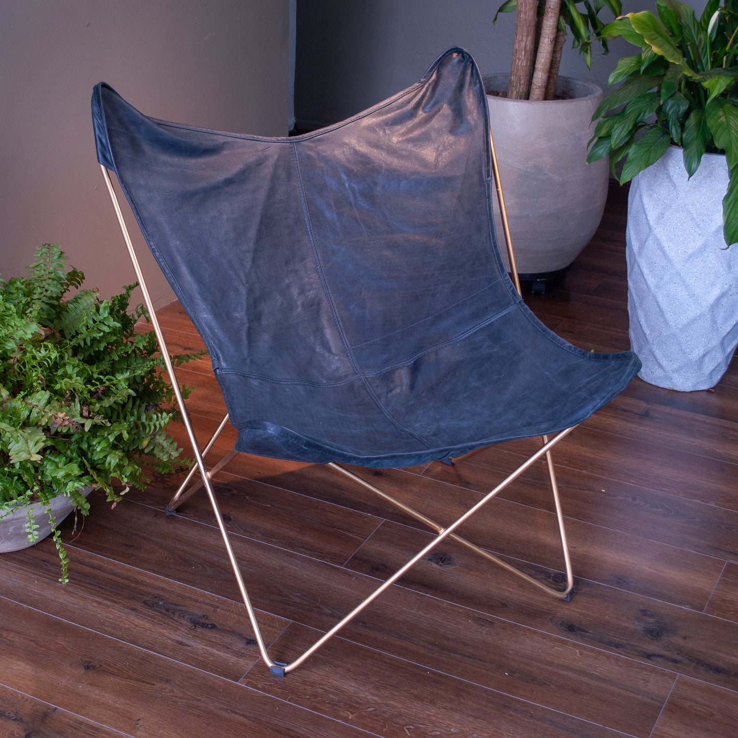 Silla Mariposa Cuero Genuino (BKF)