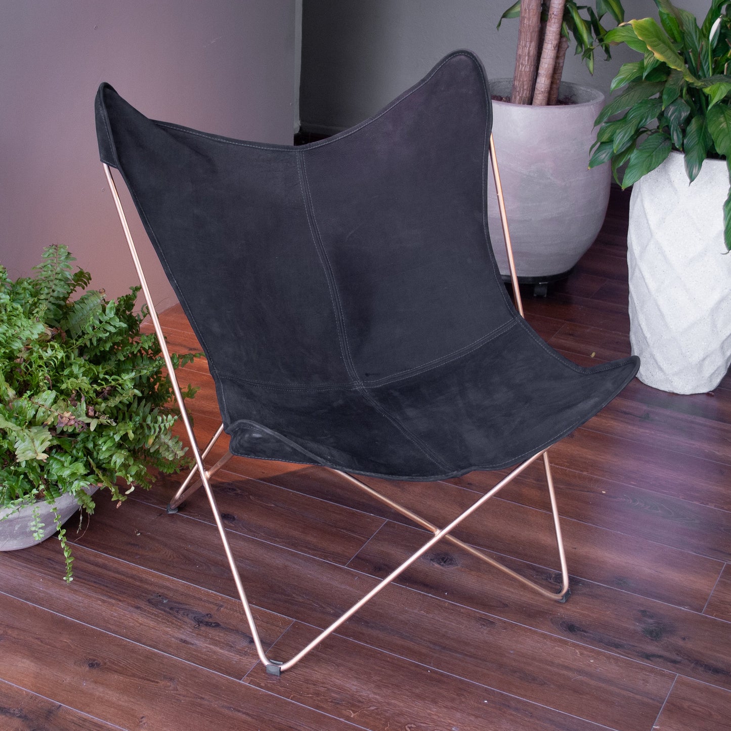 Silla Mariposa Cuero Genuino (BKF)