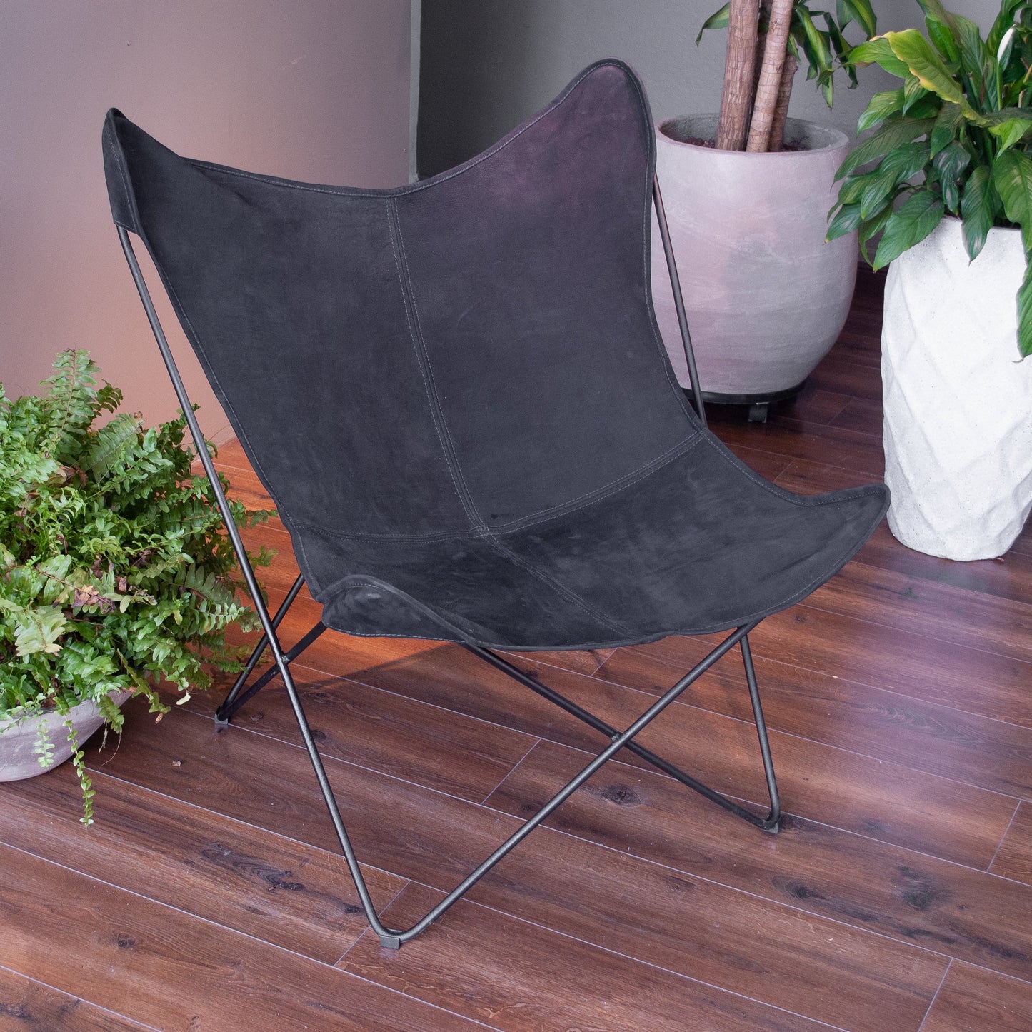 Silla Mariposa Cuero Genuino (BKF)