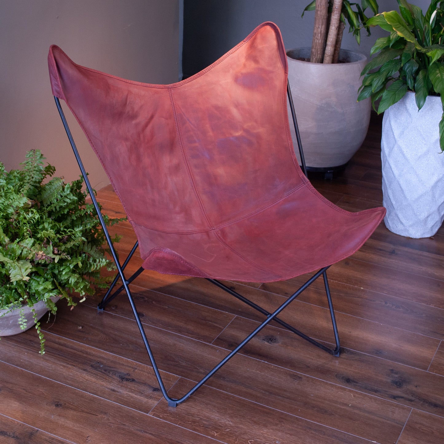 Silla Mariposa Cuero Genuino (BKF)