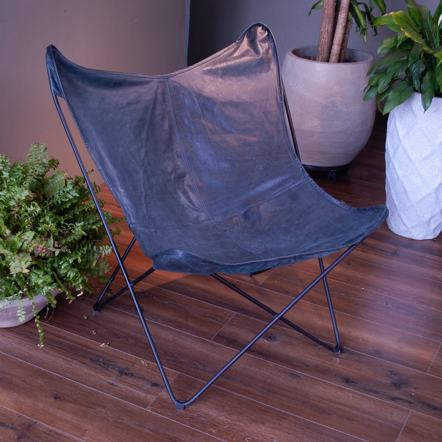 Silla Mariposa Cuero Genuino (BKF)