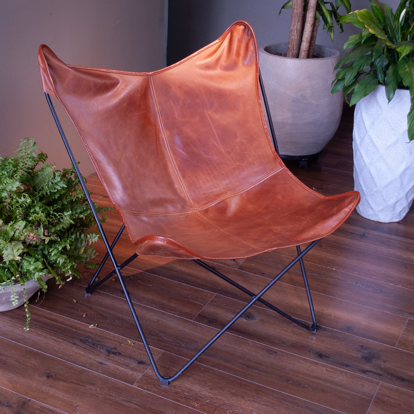 Silla Mariposa Cuero Genuino (BKF)