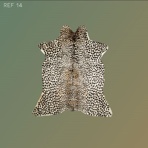 Alfombra de cuero natural