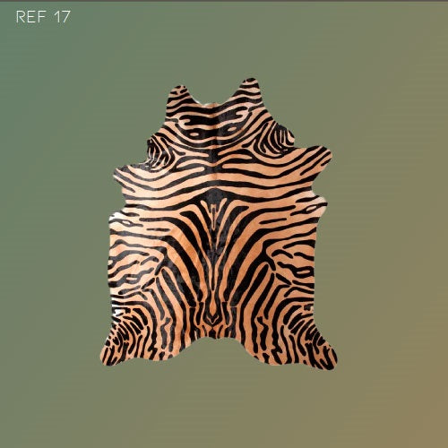 Alfombra de cuero natural