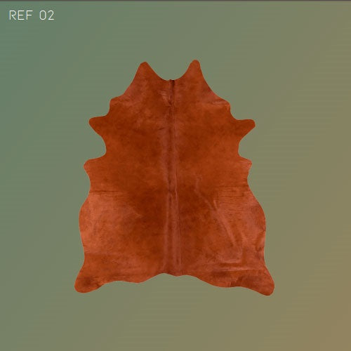 Alfombra de cuero natural