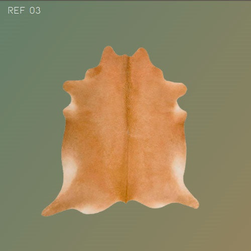 Alfombra de cuero natural