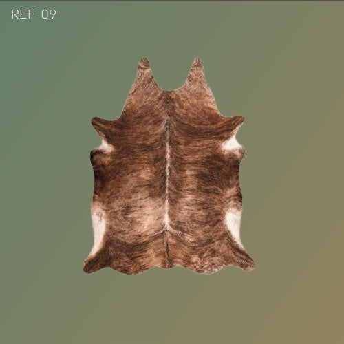 Alfombra de cuero natural